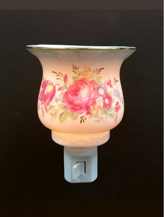 Porcelain Flower Night Light with Gift Box